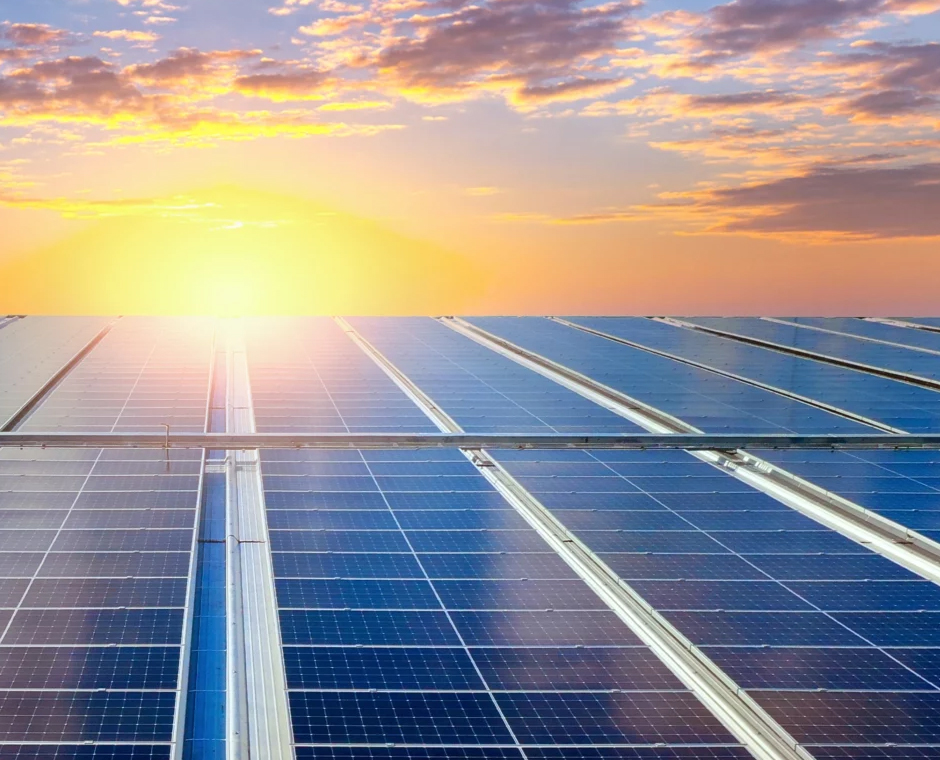 Sistema de energía solar conectado a la red