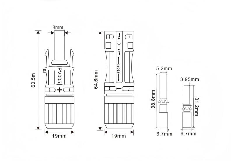 Sunrange PV Connector