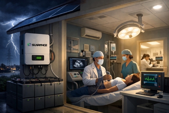 Cómo los inversores Sunrange ayudaron a una clínica a mantener el suministro eléctrico ininterrumpido durante apagones